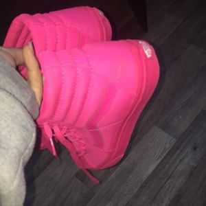High Top Pink Vans